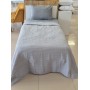 ETEHOMETEX HAVUZLU PİKE TAKIMI %100 PAMUK TEK KİŞİLİK GRİ 8696474232110